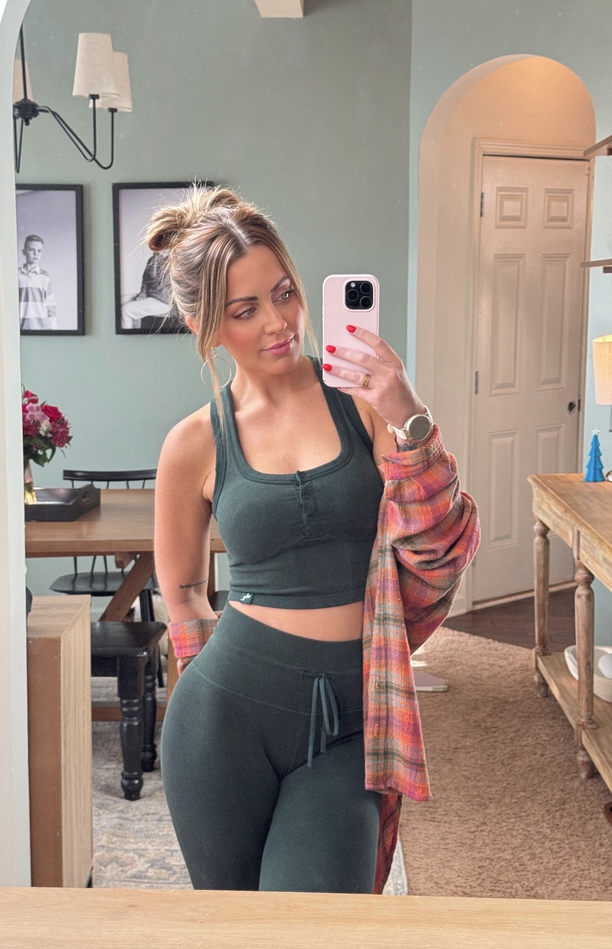 I’ve lived in this set since my surgery. They just released it in some spring colors and I most def got the pink too 💕 #target

Wearing small top and XS bottom