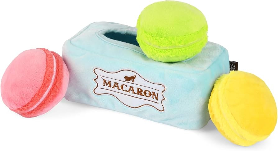 P.L.A.Y. Cute Plush Dog Toys - Coffee Shop Food Themed Durable Squeaker Chew Toy, Great for Puppi... | Amazon (US)