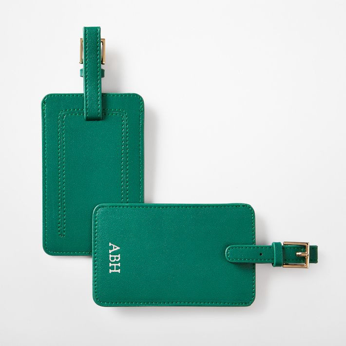 Fillmore Vegan Leather Luggage Tag | Mark and Graham