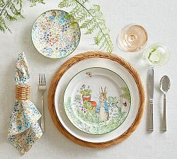 Peter Rabbit™ Stoneware Salad Plates - Mixed Set of 4 | Pottery Barn (US)