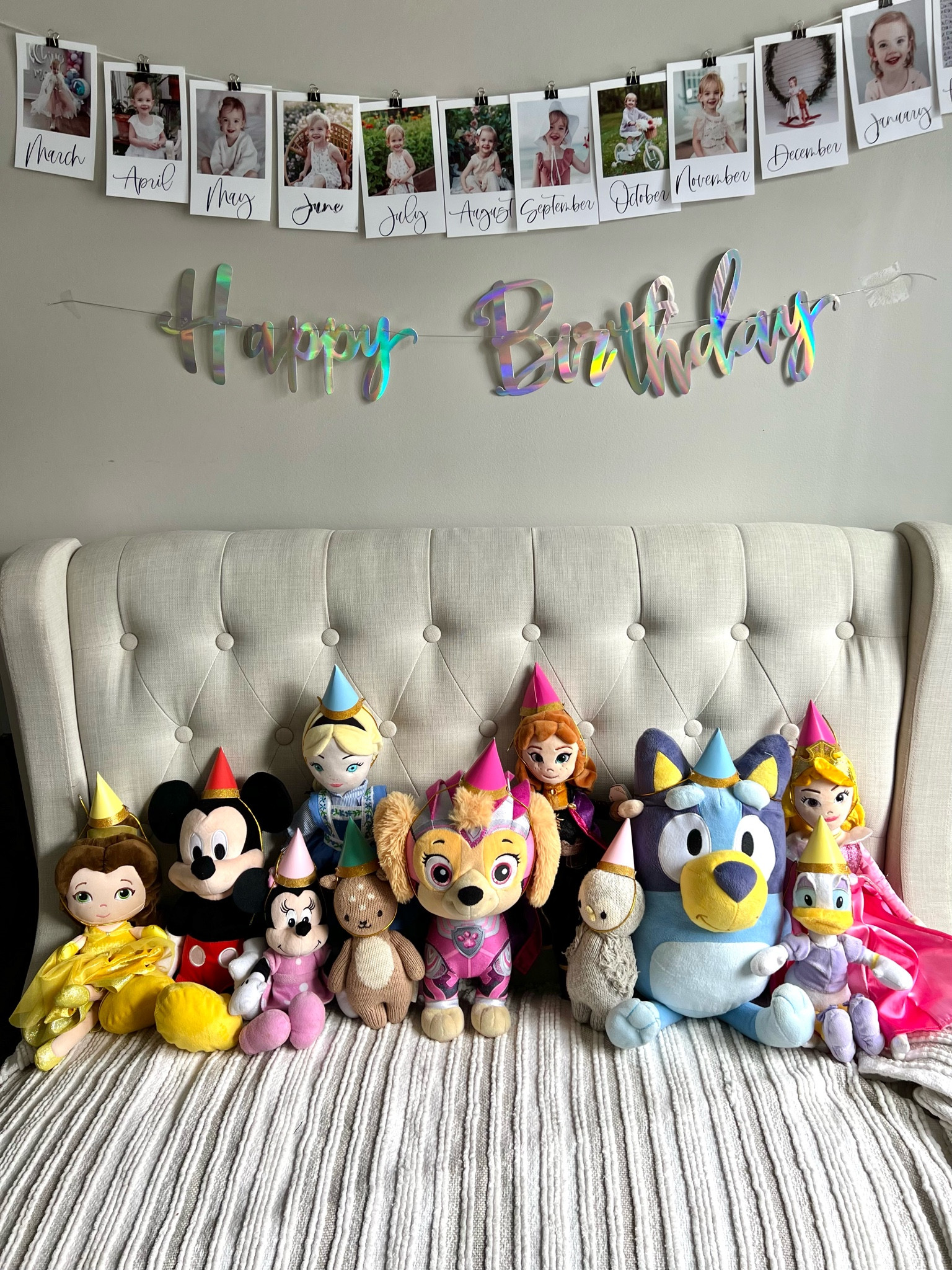 The best birthday surprise for my toddler. All her stuffed animals in party hats ready to celebrate 

#LTKfamily #LTKkids #LTKparties