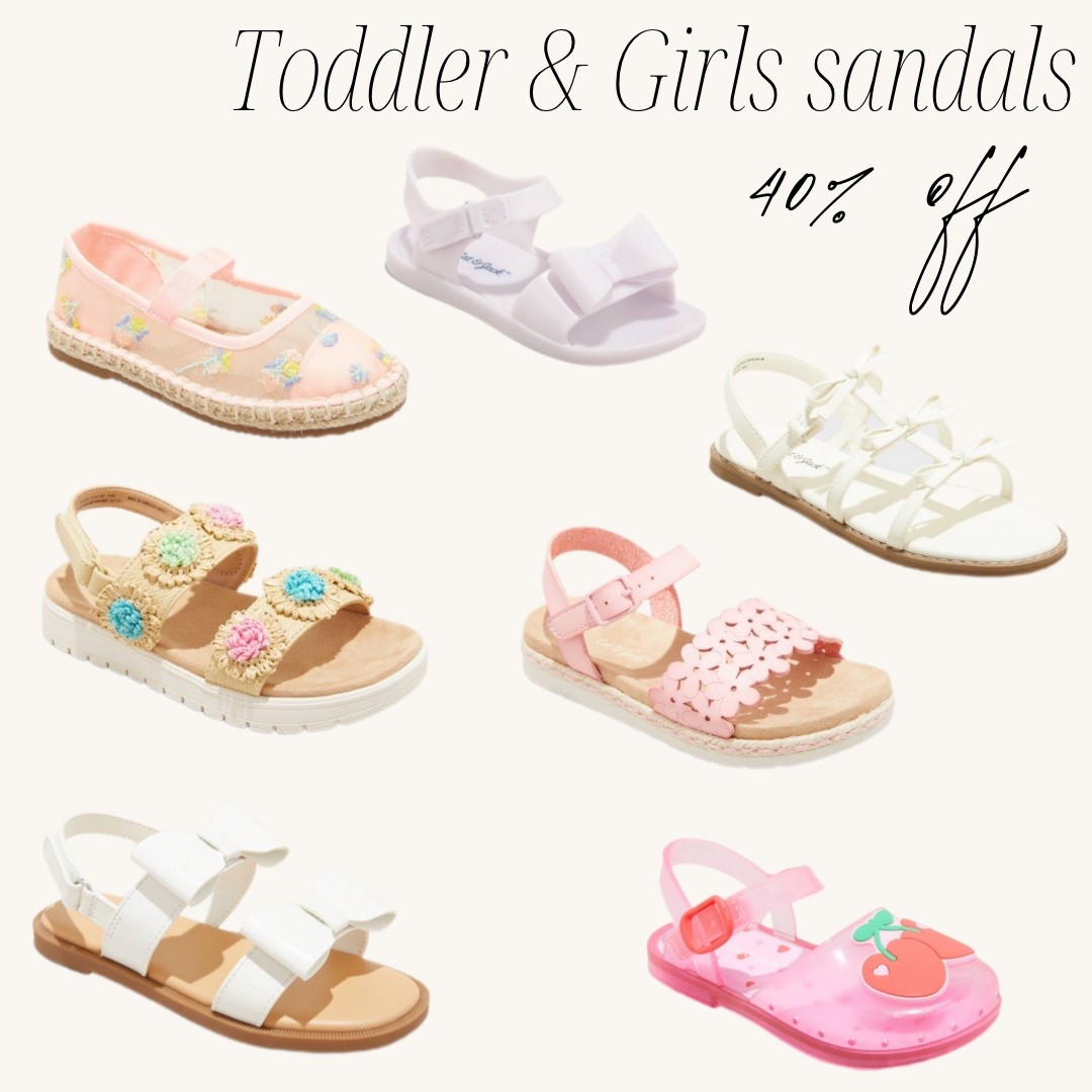 Toddler and girls sandals are 40% off with Target circle. 



#LTKKids #LTKSaleAlert #LTKFamily