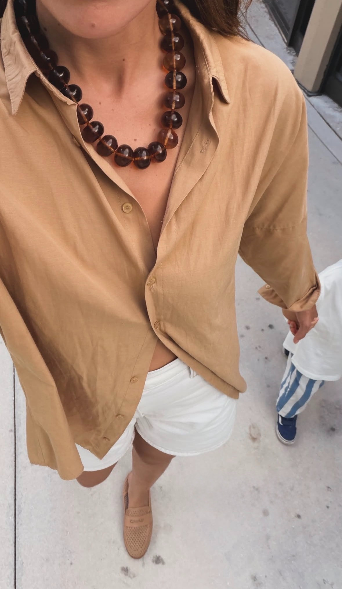 Tan and white🤍🤎 The textural mix is everything 

 #LTKootd #LTKSeasonal #LTKU