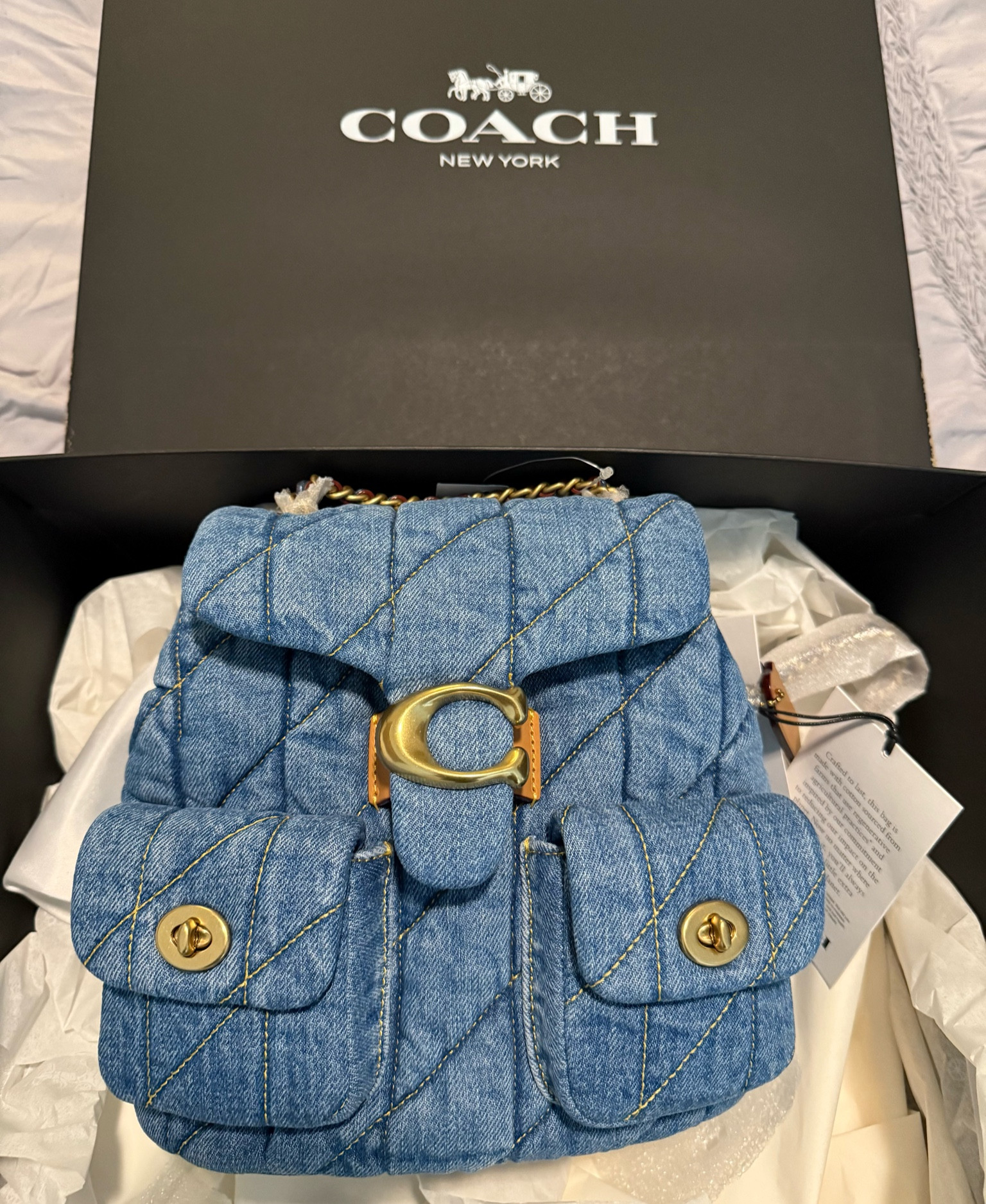 Coach denim backpack purse


#LTKItBag
