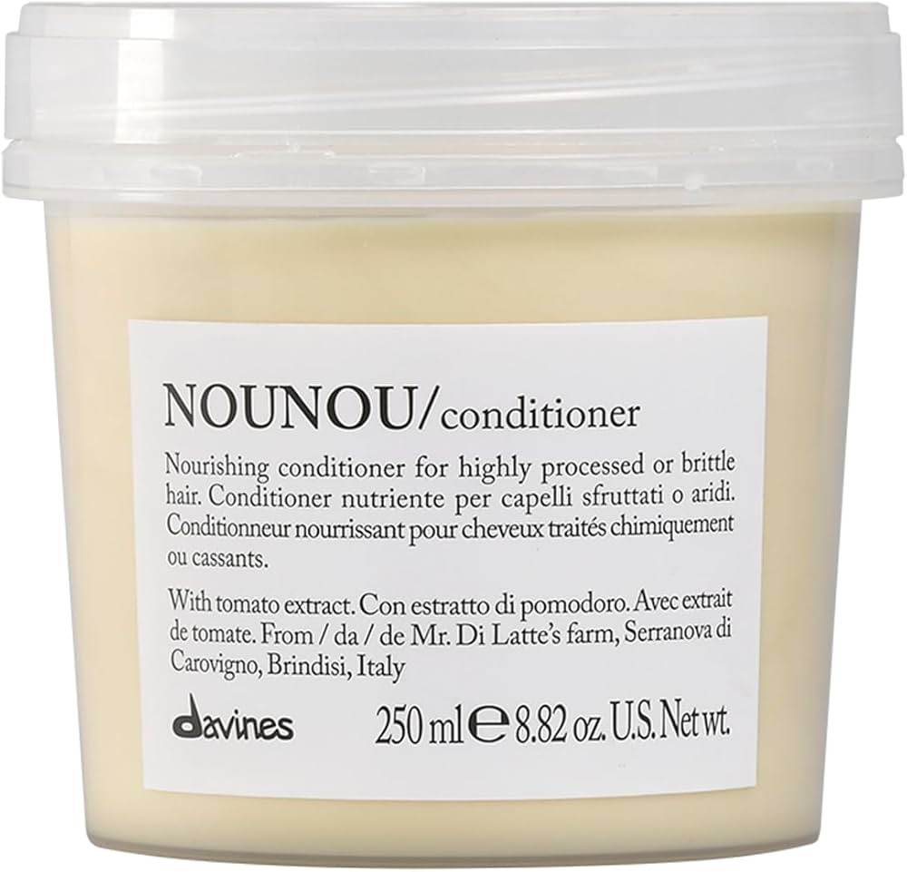 Davines NOUNOU Conditioner, Hydrating Deep Conditioner for Bleached, Permed, Relaxed, Damaged Or ... | Amazon (US)