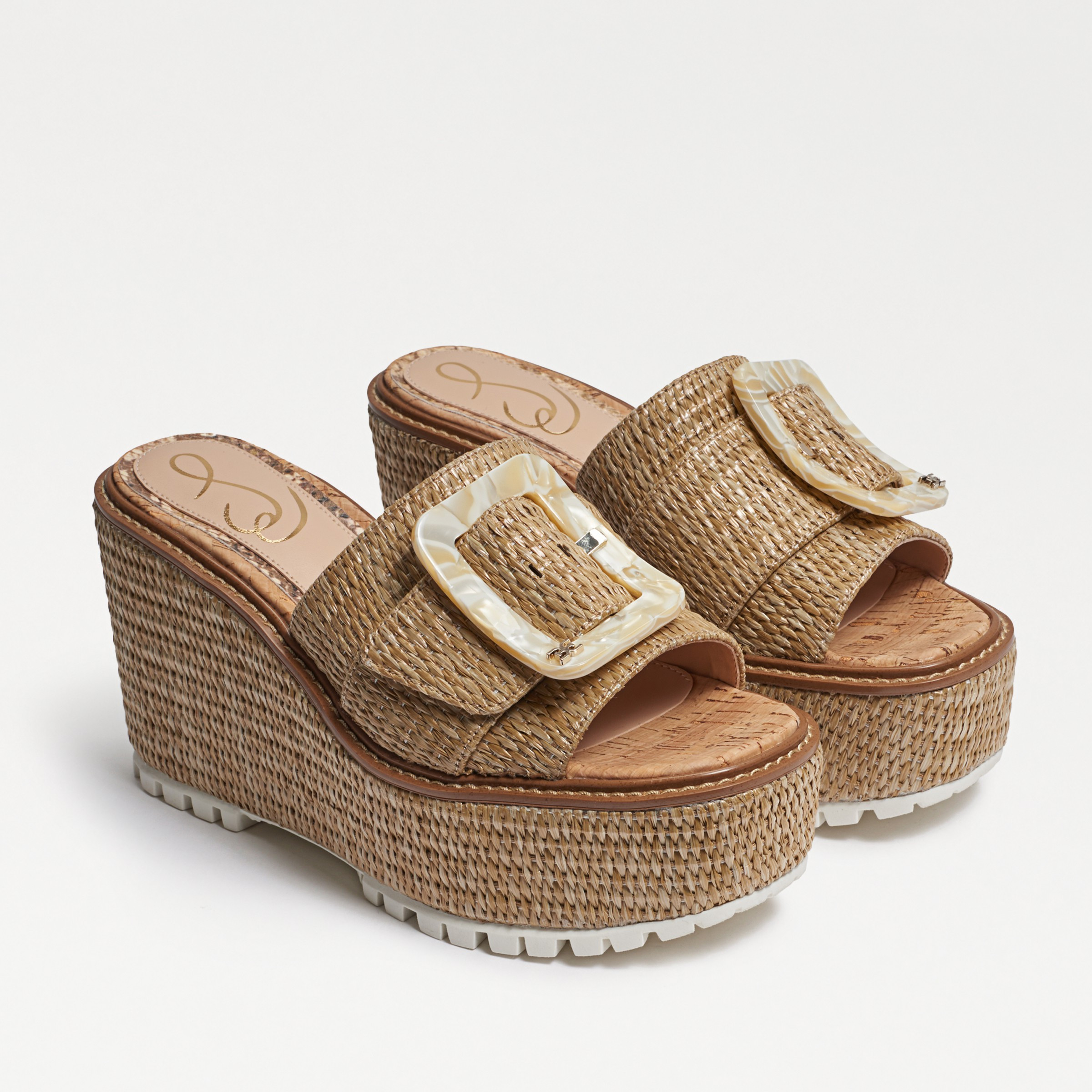 Sam Edelman Livi Espadrille Wedge Sandal Dark Natural | Sam Edelman