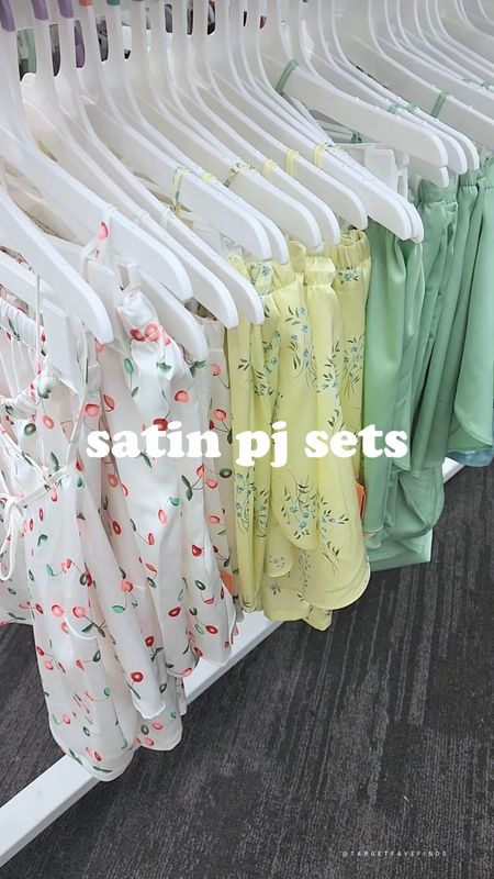 Satin pj set shorts and tank, target style, targetfavefinds 

#LTKVideo #LTKStyleTip #LTKFindsUnder50