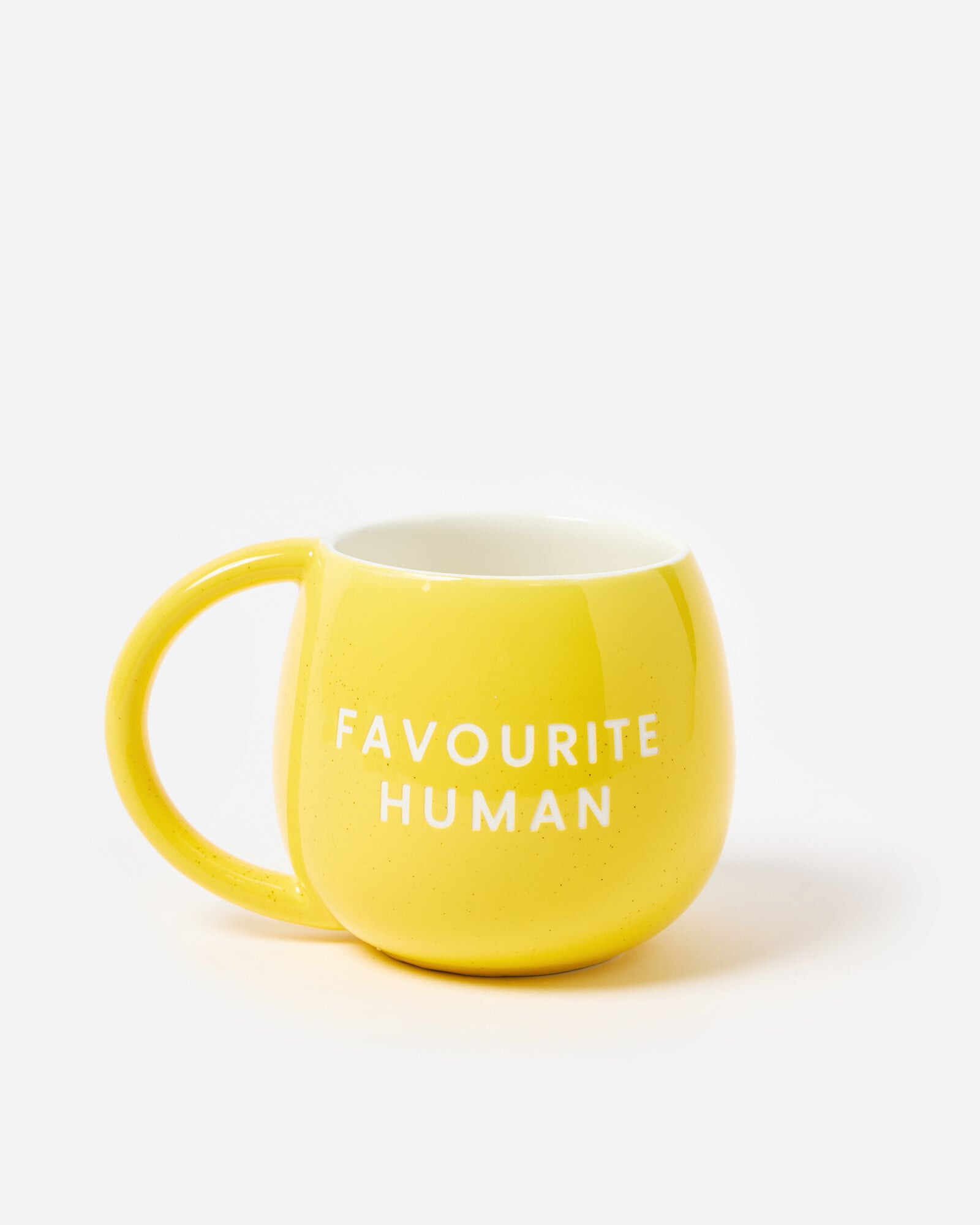 Favourite Human Yellow Ceramic Mug | Oliver Bonas | Oliver Bonas (Global)