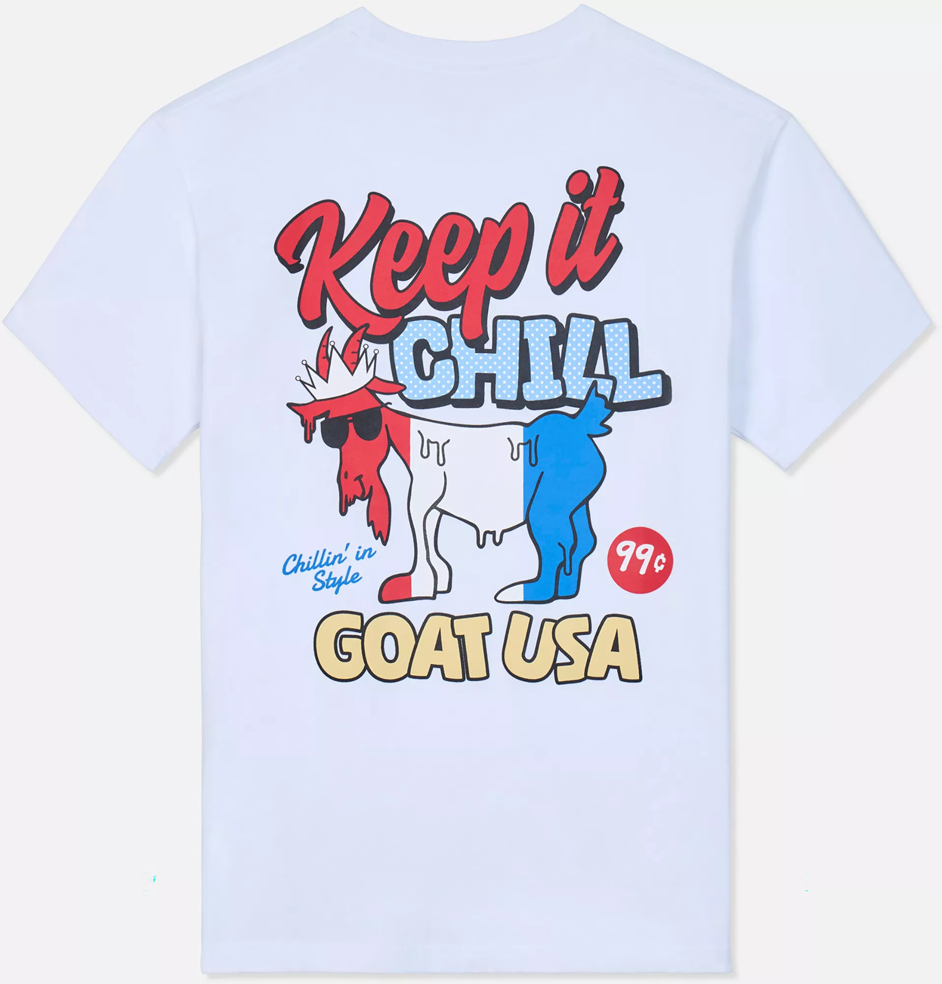 GOAT USA Boys' Freedom Pop T-Shirt, XL, White | DICK'S Sporting Goods