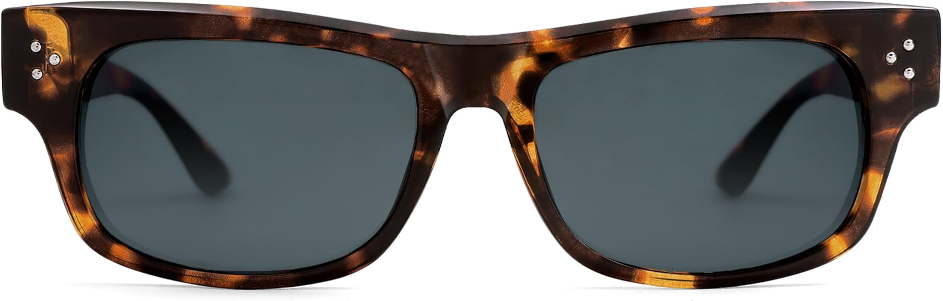 SOJOS Trendy Square Polarized Sunglasses for Women Men UV400 Protection Womens Mens Shades SJ2338 | Amazon (US)