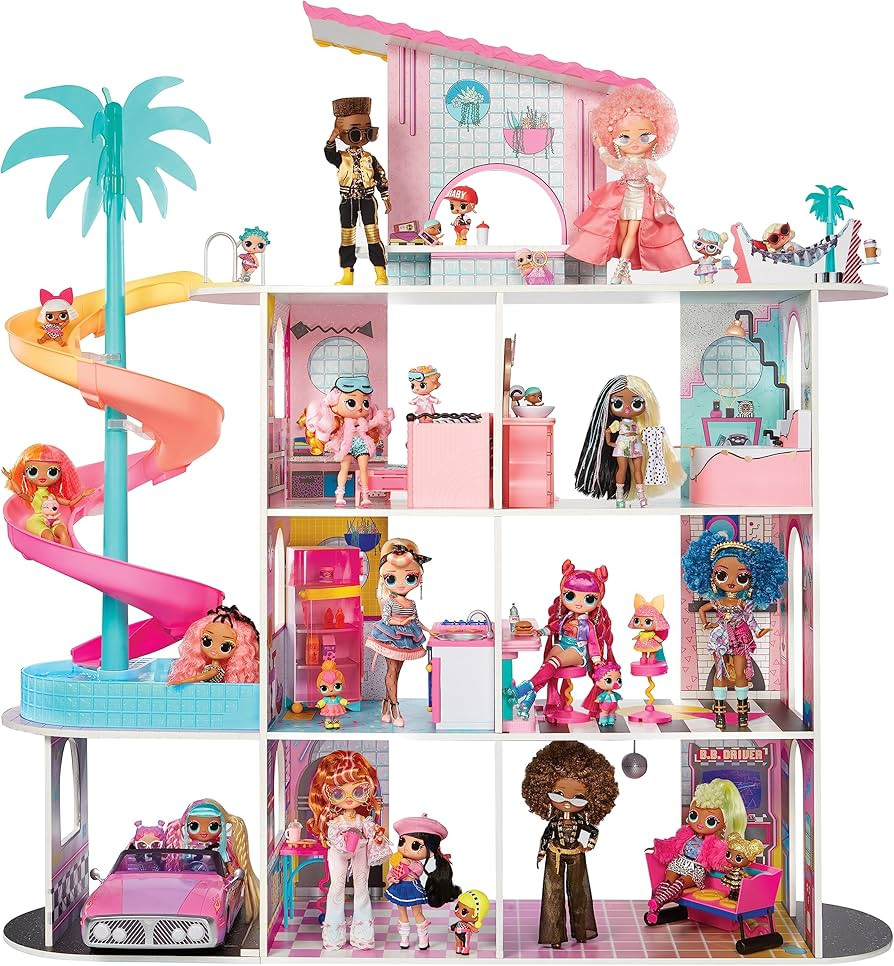 L.O.L. Surprise! OMG Fashion House Playset with 85+ Surprises and Made from Real Wood Including P... | Amazon (US)
