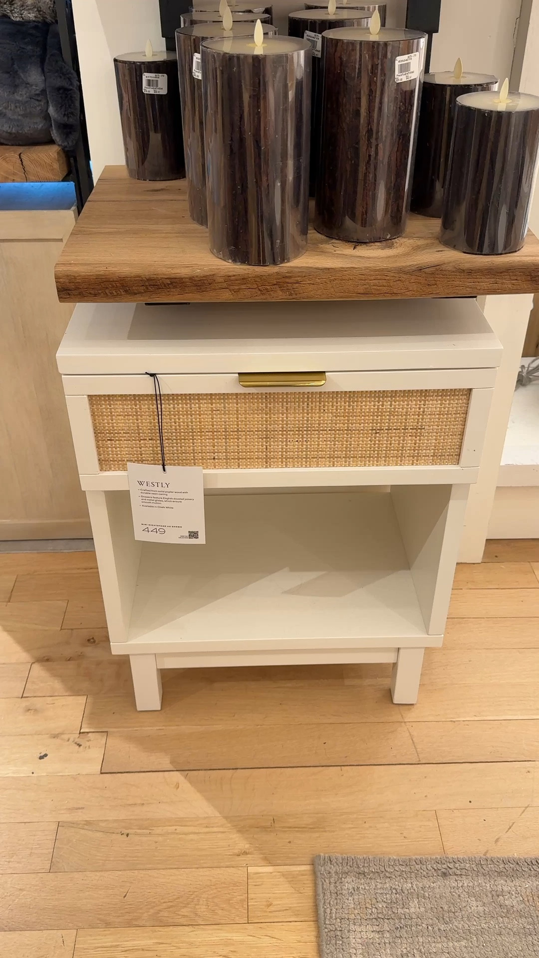 Small but stylish! 😍 The Westly Cane Mini Nightstand from Pottery Barn pairs a crisp white finish with a woven cane drawer front for a light, textured look. ✨ The compact size makes it perfect for smaller bedrooms while still bringing that classic, relaxed charm. 🤍 Linked more from the collection and other white + cane pieces to shop! 💫 #BedroomInspo #BedroomFurniture #NightStand

#LTKSaleAlert #LTKHome