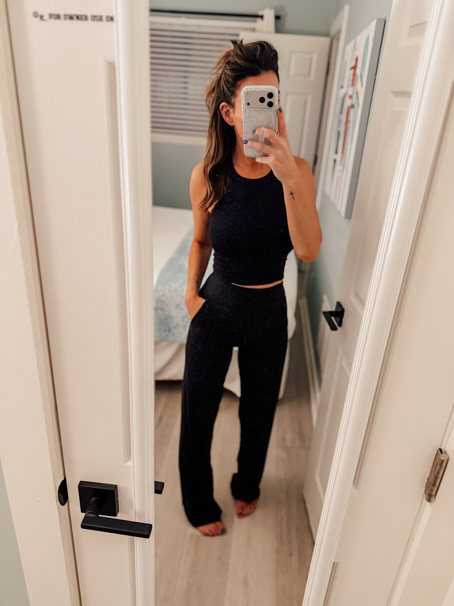 Wearing a n XS in the top and pants! I’m 5”6, I went with a long in the pants. 

@Nike US 

#LTKdayinmylife #LTKgrwm #LTKootd