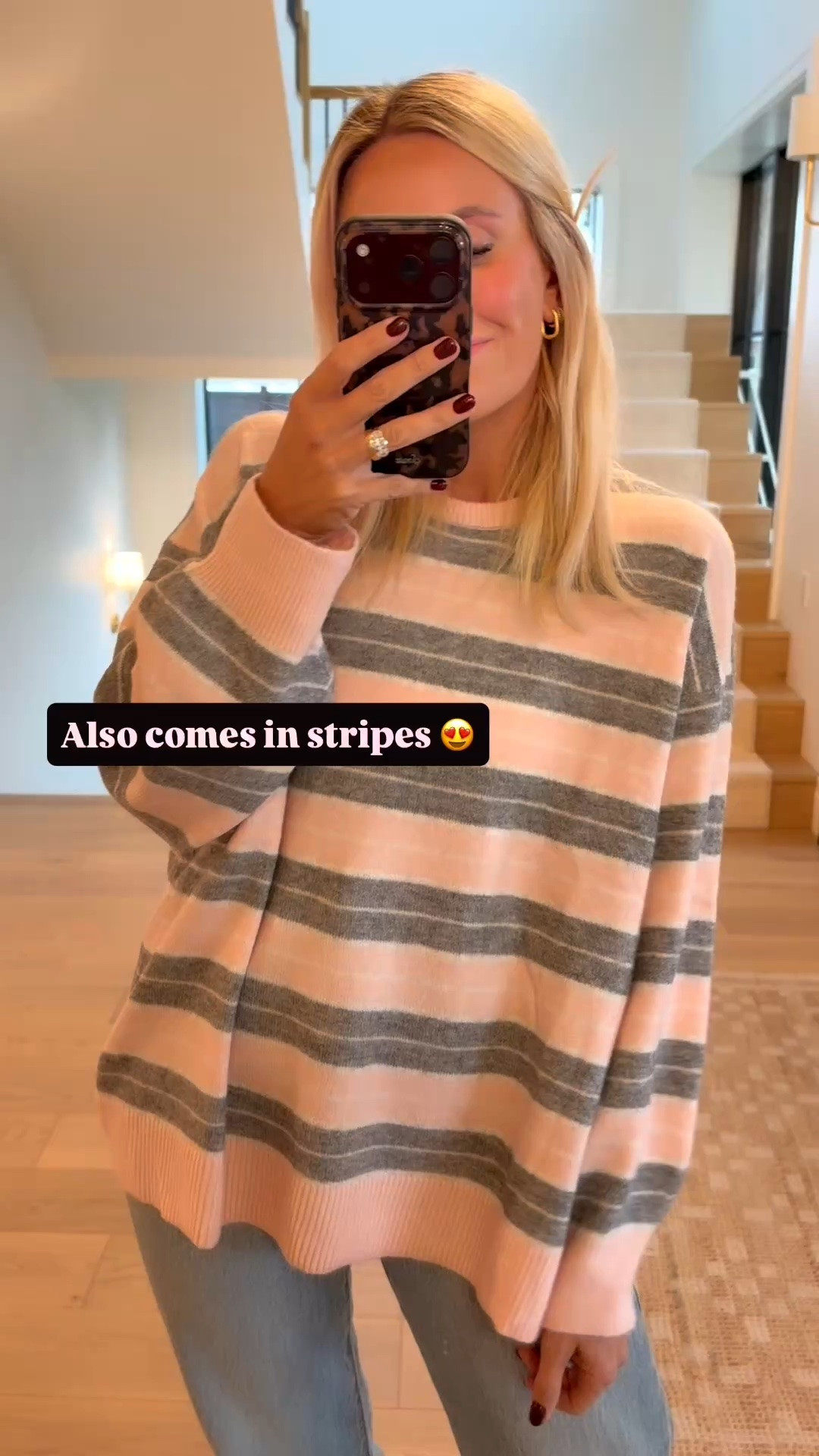Also comes in this striped option too!