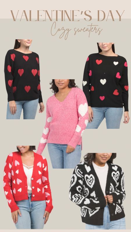Valentine’s Day sweaters. Cozy wear. Mid size wear. Work wear. Weekend wear. Tj Maxx finds. Affordable fashion finds  

#LTKmidsize #LTKSeasonal #LTKworkwear