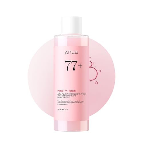 Anua Peach 77 Niacin Essence Toner 250ml / Brightening Toner for Face, Niacinamide, Panthenol, Ceramides, Facial Toner for Glass Skin, Korean Skin Care (8.45 fl.oz.) | Amazon (US)