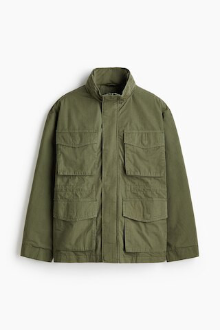 H & M - Cargo jacket - Green | H&M (UK, MY, IN, SG, PH, TW, HK)