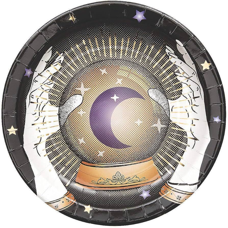 Fun Express Fortune Teller Dinner Plates - 8 Ct. - Party Supplies - 8 Pieces | Amazon (US)