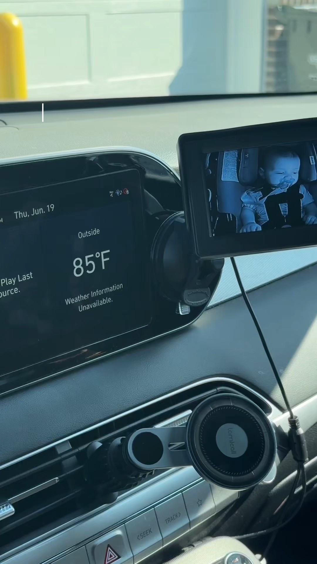 Baby car camera instead of a mirror! 

#LTKBump #LTKBaby #LTKFamily