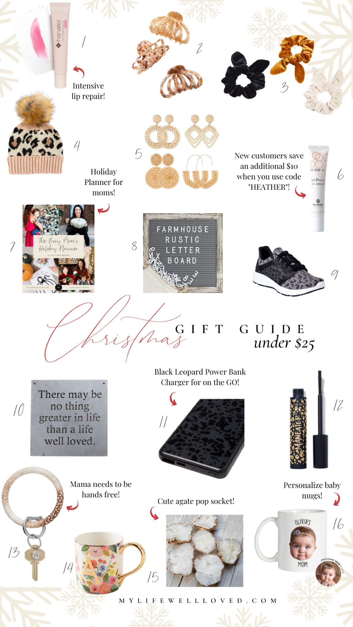 Christmas gift guide ideas under $25 for her! This year I've found so many awesome gift ideas under $25, and y'all know I only share the best with you! I hope this helps you get your shopping done!

#LTKunder50 #LTKHoliday #LTKSeasonal