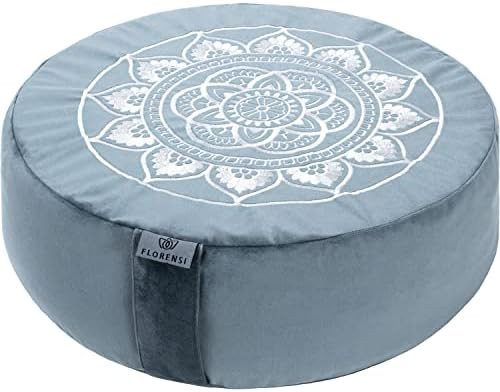 Florensi Meditation Cushion - Comfortable Floor Pillow - Traditional Tibetan Meditation Pillow wi... | Amazon (US)