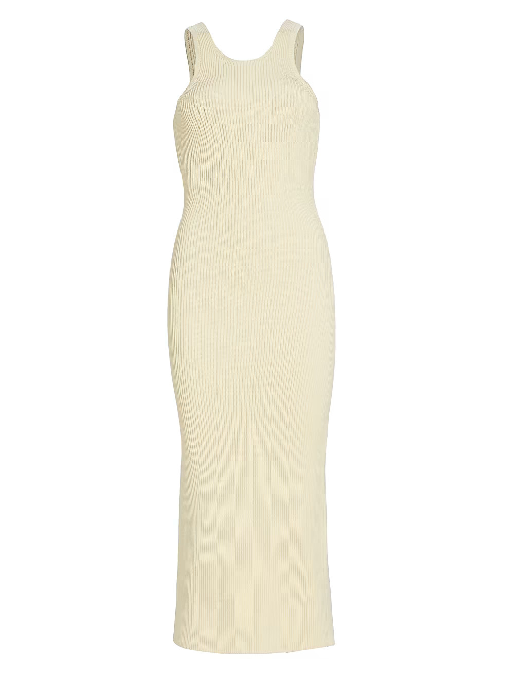 Ribbed Curved Compact Knit Midi-Dress | Saks Fifth Avenue