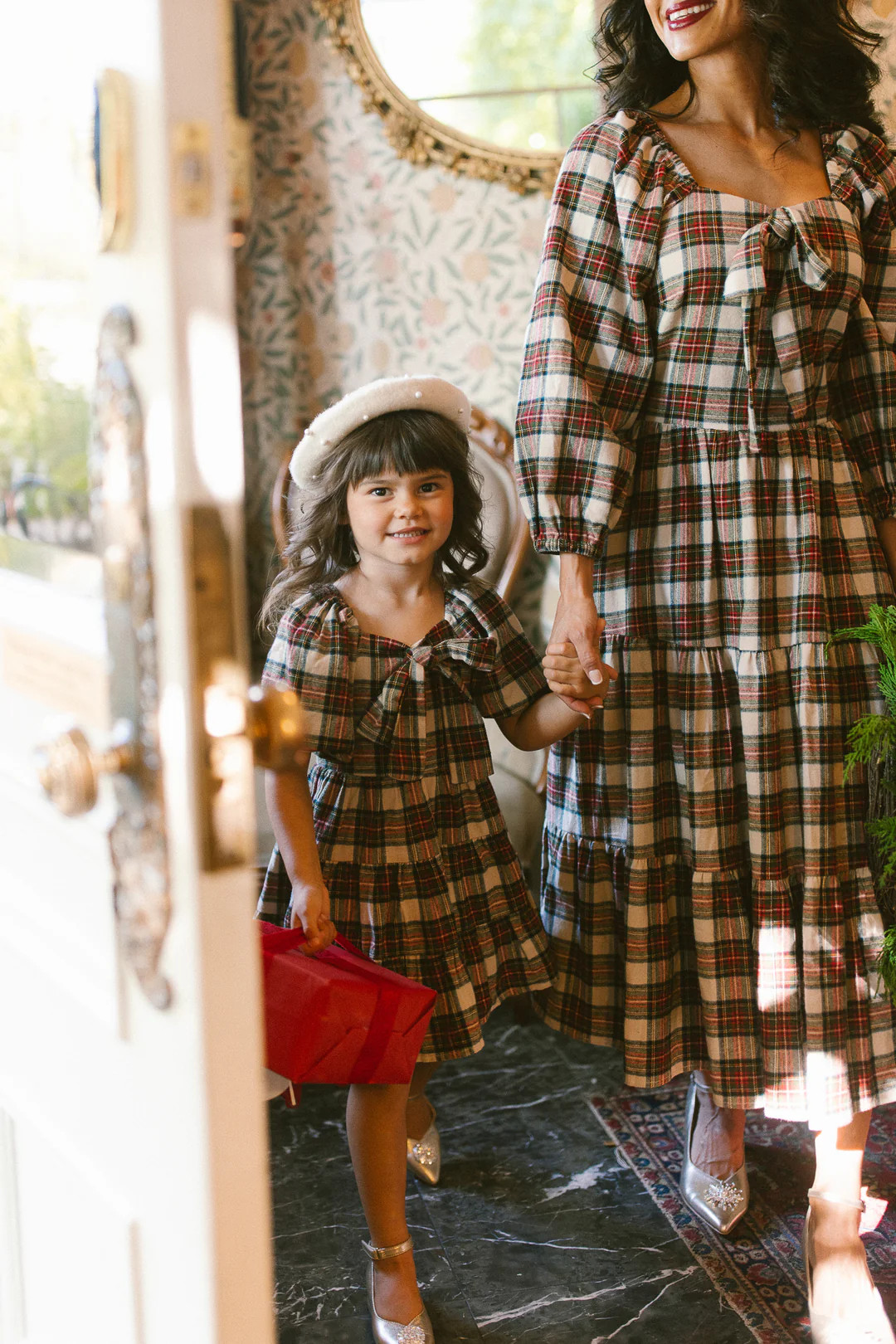 Mini Merry Dress in Holiday Plaid - FINAL SALE | Ivy City Co