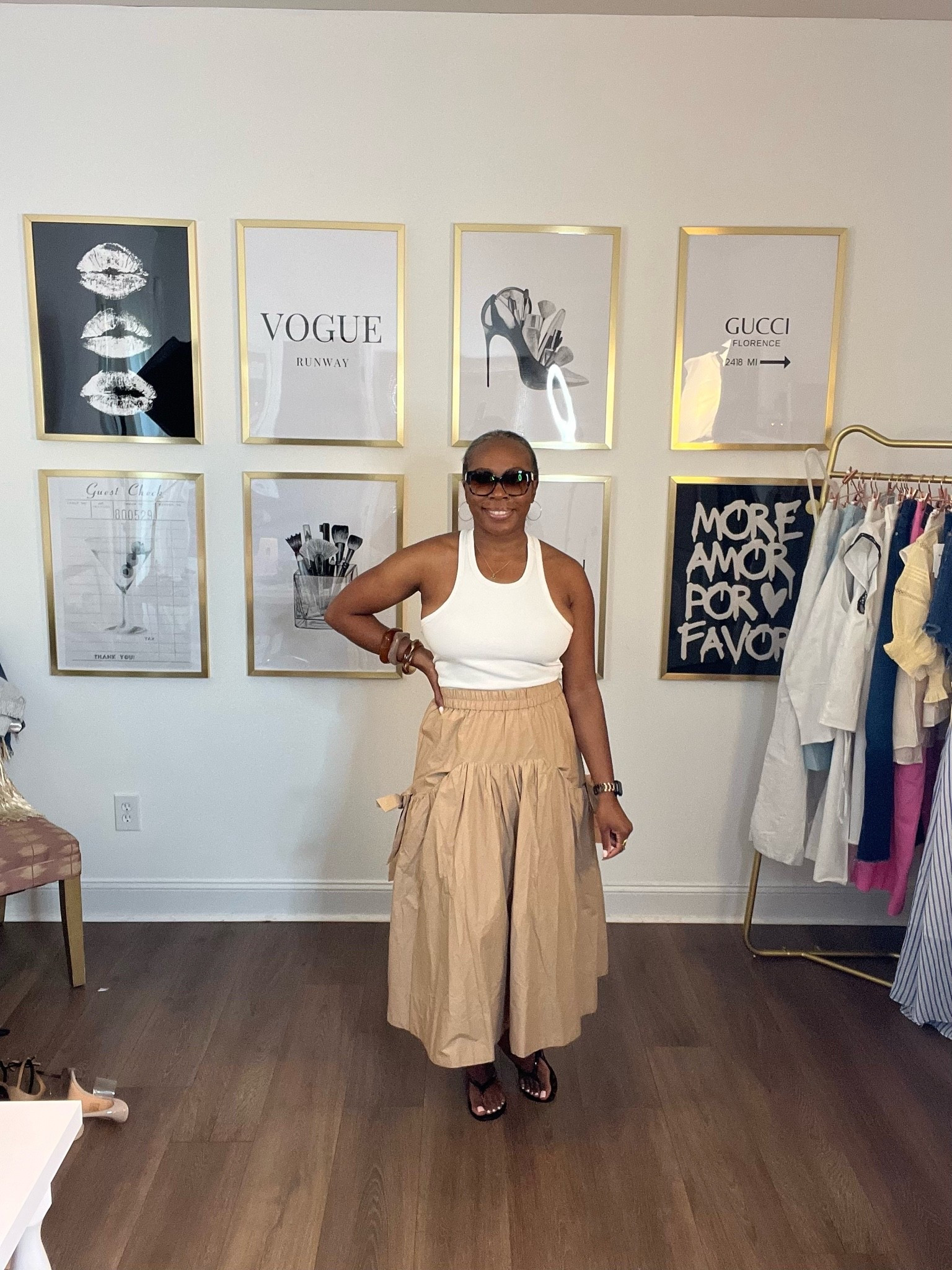 Summer uniform!!!

Top and skirt run TTS.

#LTKOver40 #LTKSeasonal