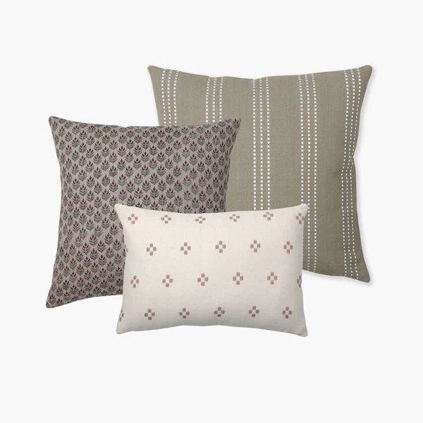 Warren Pillow Cover Combo | Colin and Finn