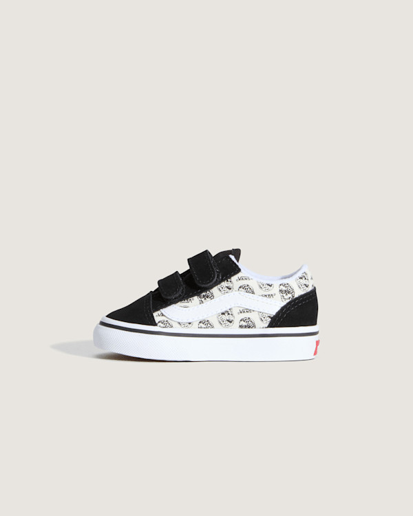 Vans Toddler Old Skool V Shoes (Black / White) - 3.5 | Vans (US)
