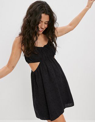 AE Cut-Out Tank Mini Dress | American Eagle Outfitters (US & CA)