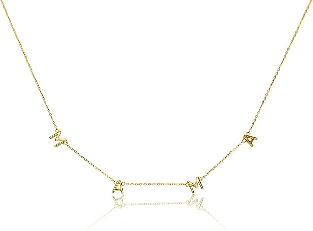 Benevolence LA Mama Necklace, Gold Dipped Fashion Jewelry | Gifts for New Mom | Gold Mom Necklace... | Amazon (US)