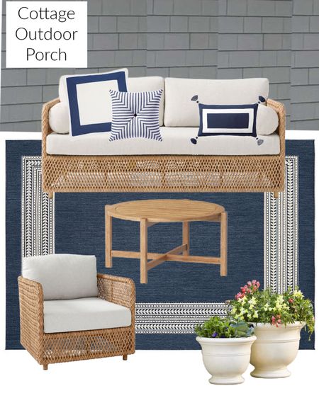 Cottage outdoor screened in porch design 

#LTKSeasonal #LTKHome