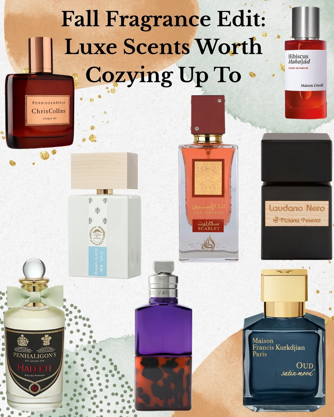 The season of warm knits and richer scents is here. I rounded up my favorite fall fragrances that feel like luxury in a bottle, from creamy gourmands to deep woody blends. These are the perfumes I’ll be reaching for when the leaves turn and the air gets crisp. 

#LTKStyleTip #LTKSeasonal #LTKBeauty