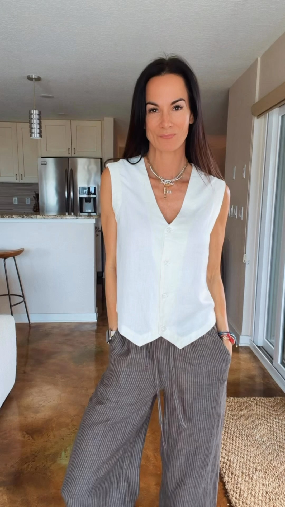 Effortless… but make it intentional.

These linen wide leg pants from Ruti are that throw-on-and-go piece that somehow still looks completely put together.

Lightweight, breathable, perfectly draped… and yes—an elastic waistband (we love a comfortable queen moment).

Styled them with a crisp white vest, classic loafers, and a statement bag for that cool, polished vibe without even trying.

This is your sign to upgrade your everyday uniform.

Use code NICOLE15 for a discount at Ruti.com

Wearing size 0



#LTKdayinmylife #LTKootd #LTKgrwm