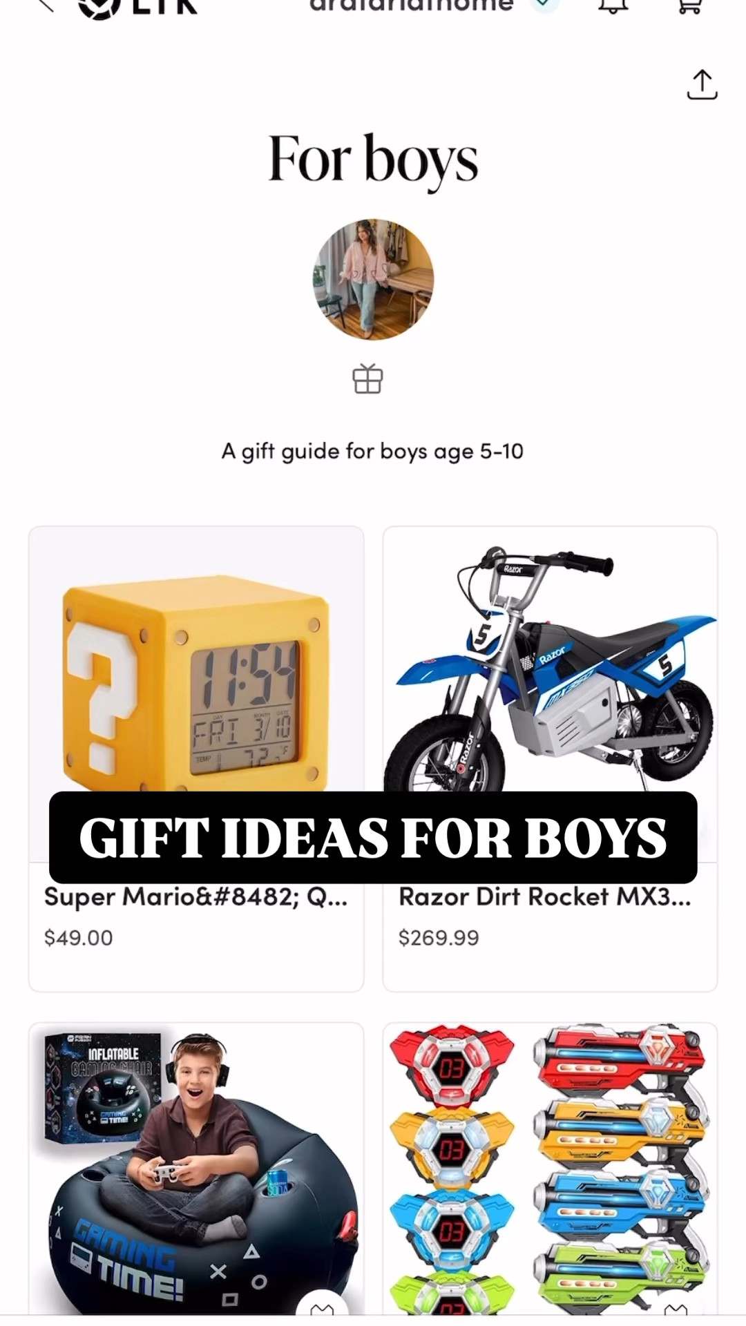 Gift ideas for boys age 5-10ish. Electronic gifts, educational gifts, sports gifts & more!!



#LTKHoliday #LTKGiftGuide #LTKSeasonal