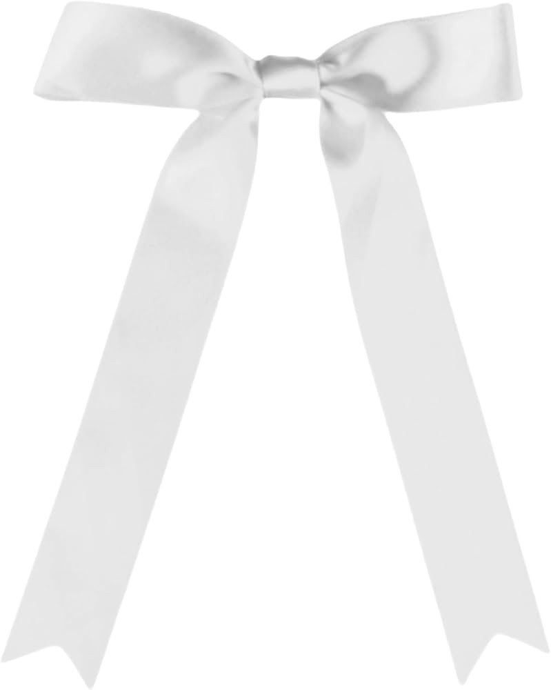 30 Pcs White Satin Bows 6 X 10 Inch Premade Bows with Twist Tie for Wedding Florist Decor, Cake P... | Amazon (US)