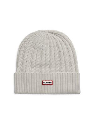 Box Logo Cable Knit Beanie | Saks Fifth Avenue OFF 5TH