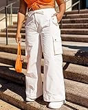 The Drop Women's Whisper White Drawstring Cargo Pant by @lifeoftanyamarie, 2X, Plus Size | Amazon (US)