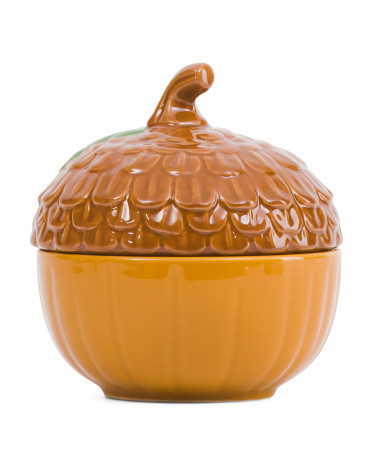 5in Figural Acorn Casserole Dish | TJ Maxx