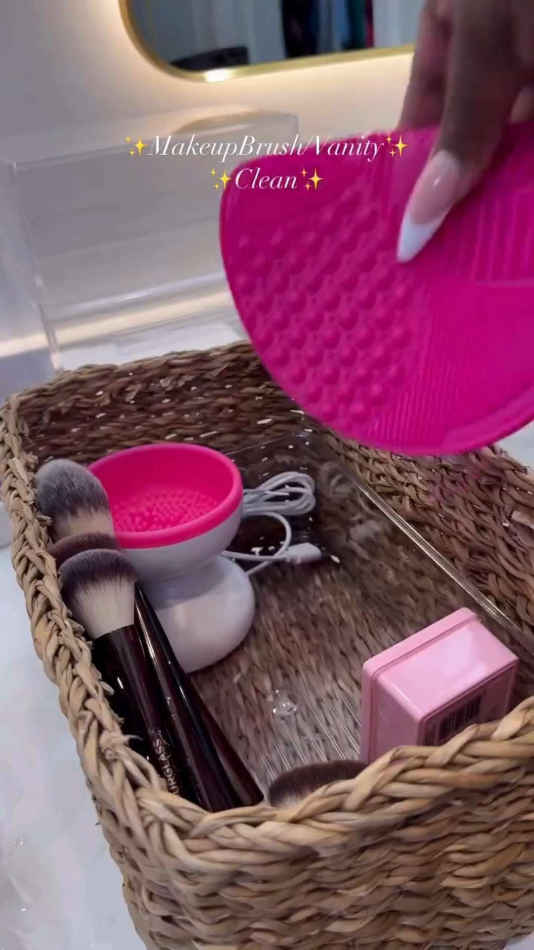 Brushes cleaned, vanity reset, and everything in its place again ✨ Follow for more @OPERATION_NIKI on IG, TikTok, & Facebook 💛 #MakeupBrushCleaning #VanityClean #BeautyReset #CleanGirlAesthetic #MakeupOrganization #VanityInspo #BeautyRoutine #FreshStart #MakeupLovers #SelfCareMoments 

 

#LTKFindsUnder50 #LTKFindsUnder100 #LTKBeauty