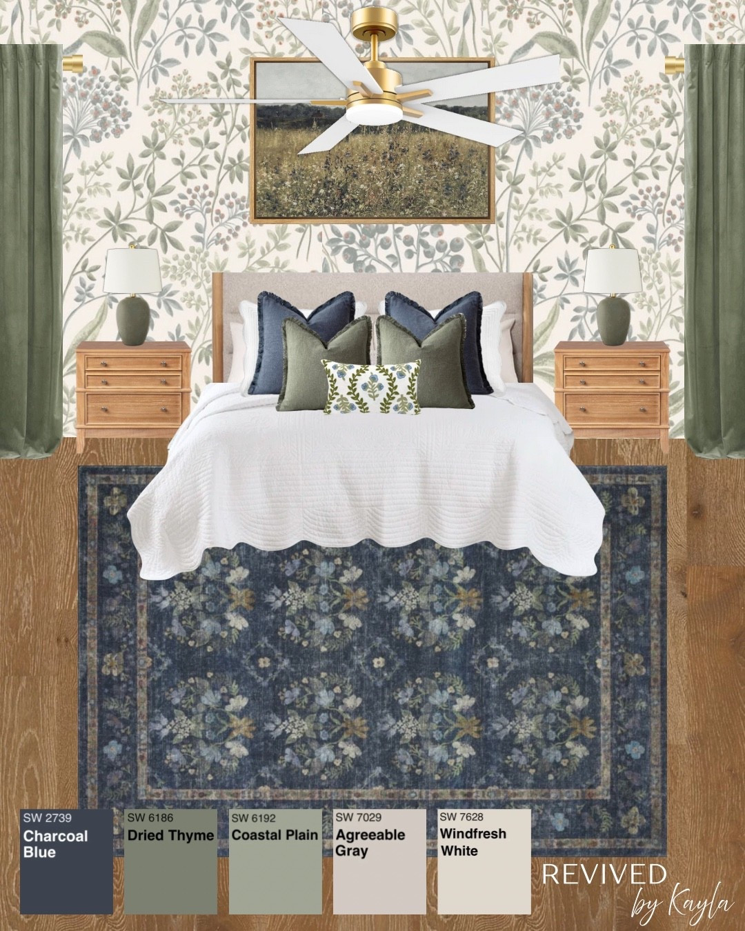 Navy blue and olive green bedroom design and color palette 🪴

#homedecor #bedroomdecor #bedroomdesign #bedroominspo #homedesign #homeinspo #inspiration #interiordesign

#LTKFindsUnder100 #LTKHome #LTKFindsUnder50