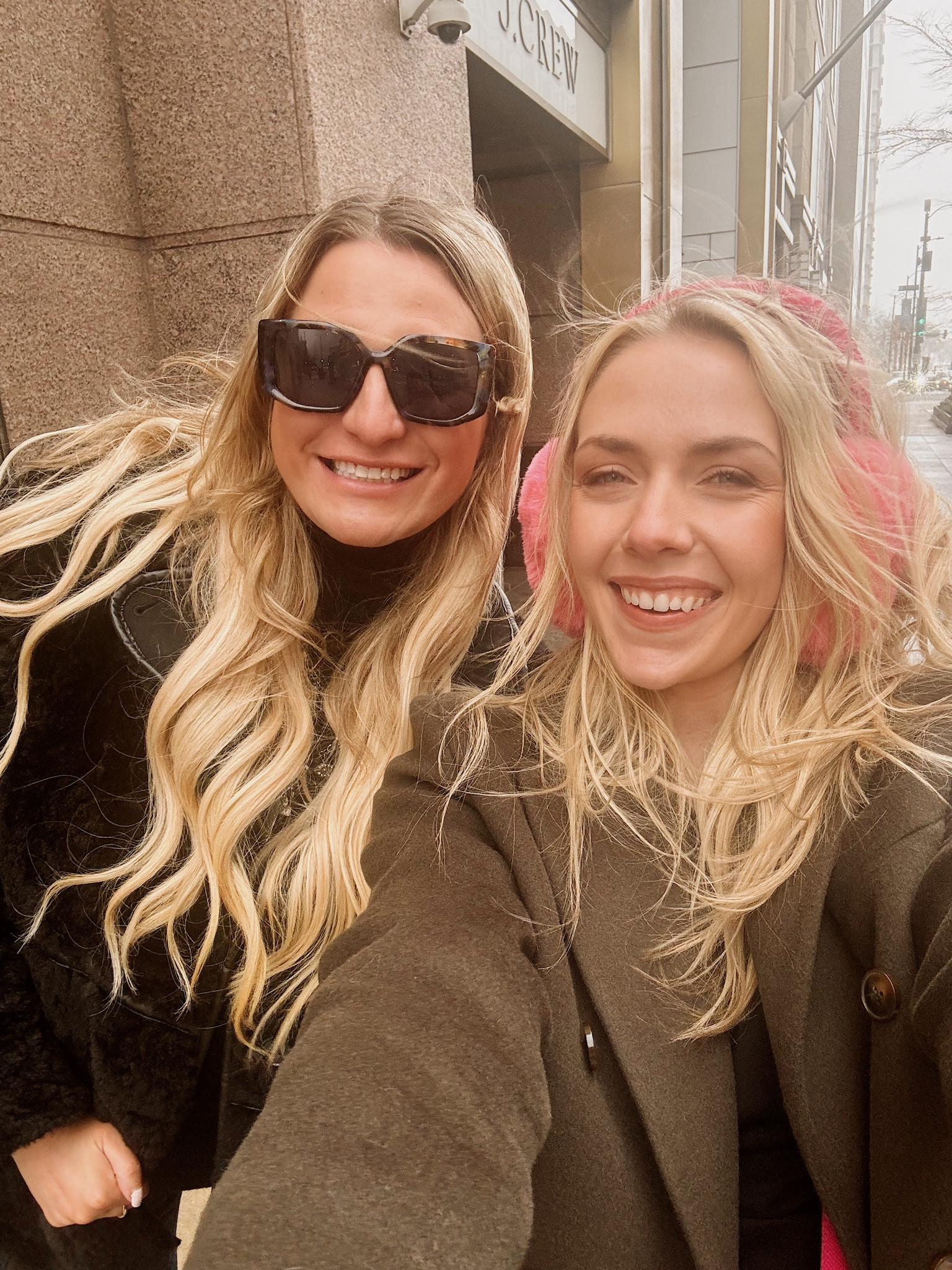 Windy cold Chicago fit haha! 