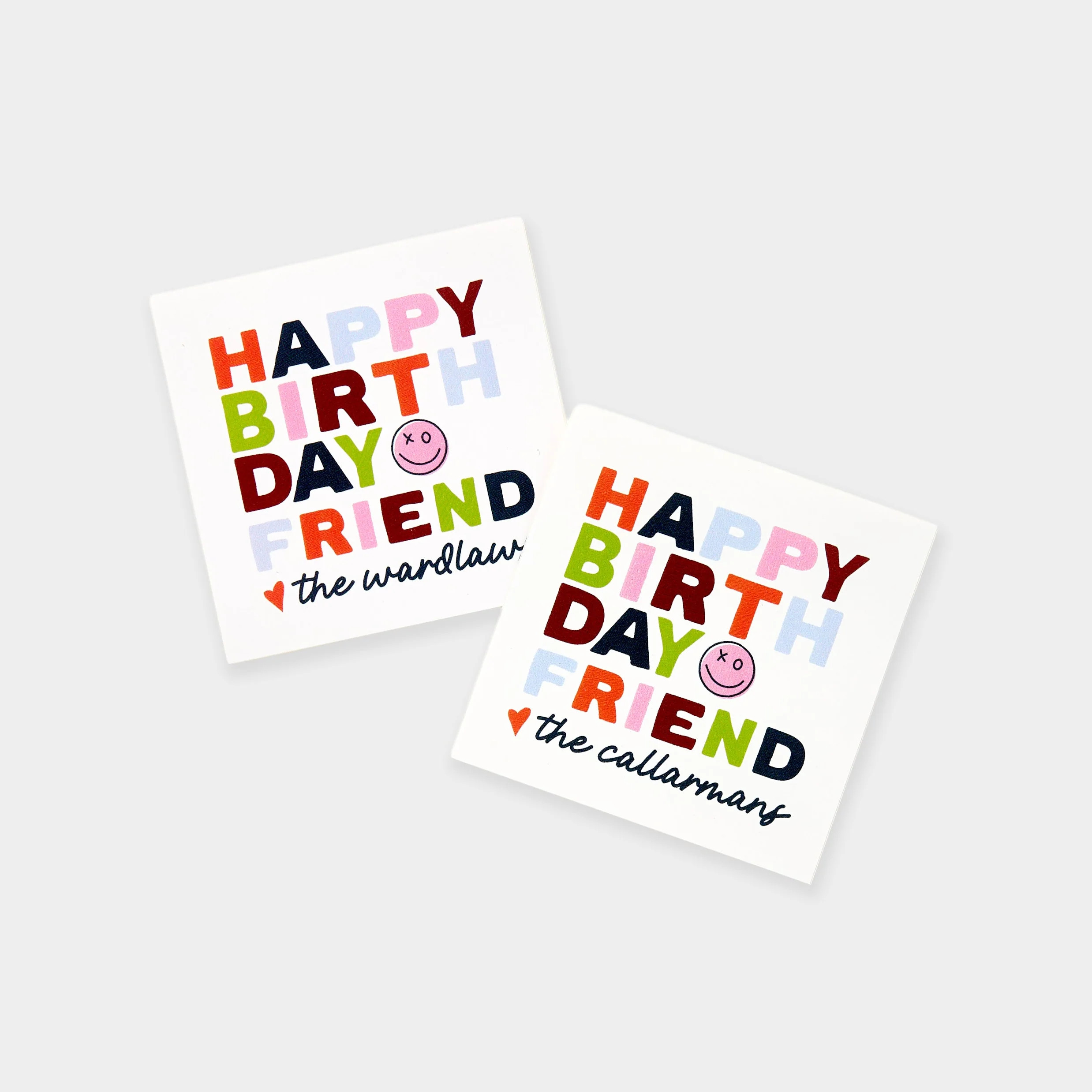 JCS x Allie+Bess Personalized Birthday Stickers | Joy Creative Shop