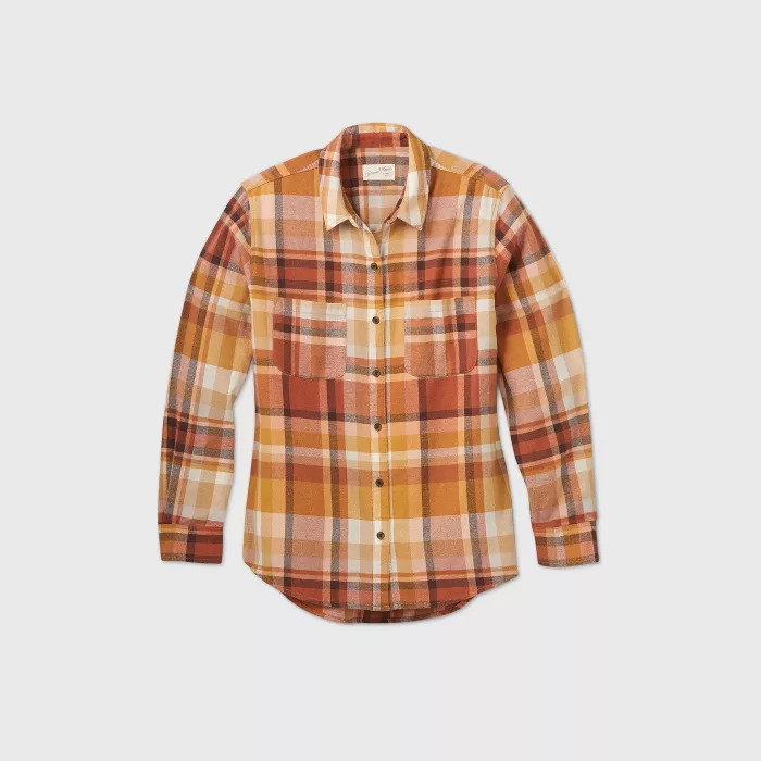 Women's Long Sleeve Button-Down Flannel Shirt - Universal Thread™ | Target