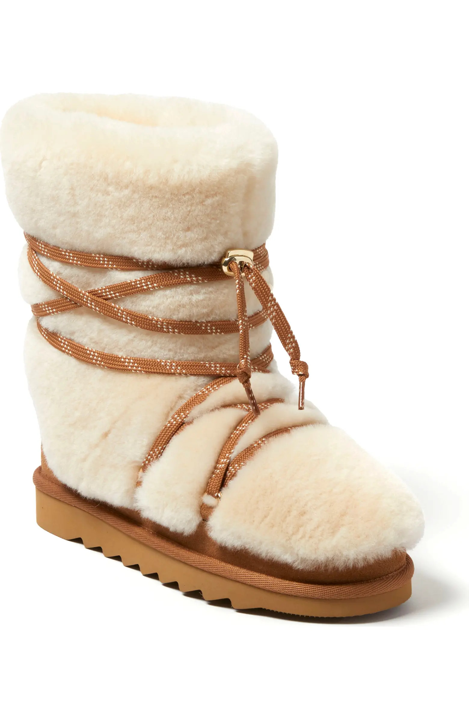 Fireside Kalamunda Genuine Shearling Bootie (Women) | Nordstrom