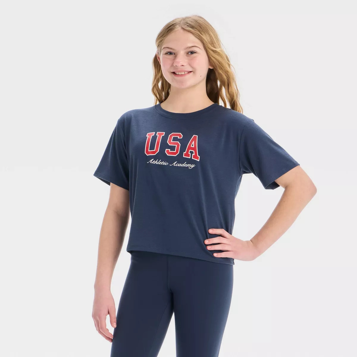 Girls' Short Sleeve T-Shirt - All In Motion™ | Target