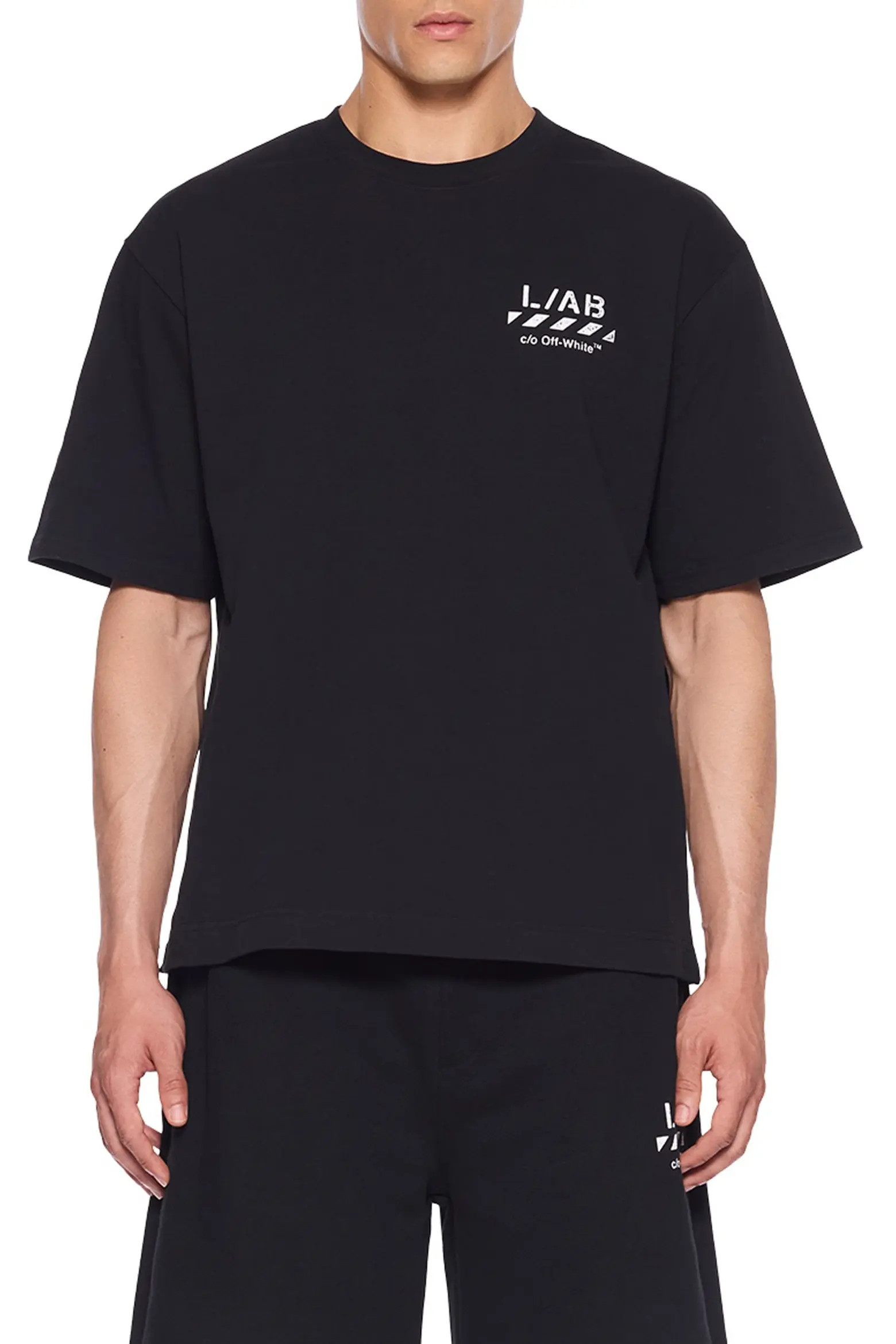 L/AB C/O OFF-WHITE Diagonal Stripe Logo Graphic T-Shirt (Men) | Nordstrom | Nordstrom