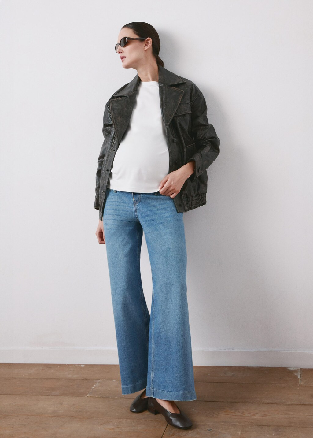 Cotton maternity t-shirt white - Woman - L - MANGO | MANGO (UK)