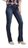 maurices Women's Denimflex TM Dark Wash Slim Boot Jean 16 Dark Sandblast | Amazon (US)